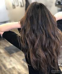 Balayage has become extremely popular. Natural Balayage On Dark Hair Reliance Salon Llc Facebook