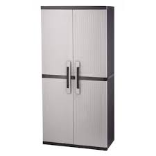 Maybe you would like to learn more about one of these? Keter Utility Jumbo Cabinet 34 5 In W X 70 8 In H X 17 5 In D Plastic Freestanding Garage Cabinet In The Garage Cabinets Department At Lowes Com