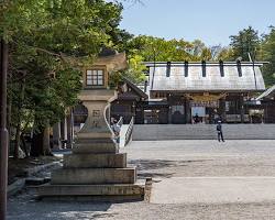北海道神宮の庭園の画像