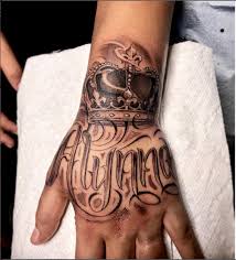 Pin By Treymoultrie On Tatuering Hand Tattoos For Guys Tattoos For Guys Crown Hand Tattoo