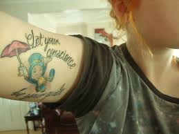 Jiminy Cricket Tattoo Tattoos Jiminy Cricket Disney Tattoos