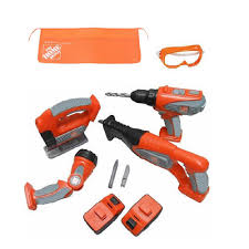 The Home Depot 10 Piece Deluxe Power Tool Set With Try Me Light Sound And Motion Function Power Tool Set
