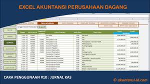 .jurnal umum dan buku besar tutorial ini berisi tentang cara membuat laporan keuangan khusus untuk jurnal umum dan buku besar yang mana menggunakan aplikasi excel fitur yang. Excel Akuntansi Perusahaan Dagang Akuntansi Id