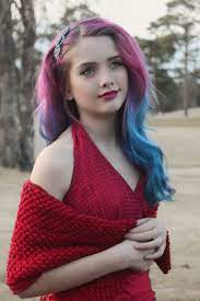 My Stunning 11 Year Old Colorful Hair Tween Girl 1940 S Inspired Vintage Dress Black Girl Long Hair Girls Hairstyles Easy Cool Hairstyles
