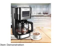 You're looking for the best commercial espresso machine for your business or home office, but our picks for the top commercial espresso machines and their key features. Boscare 10 Cups Programmable Coffee Maker Cm1429ta Ul Keep Warm Drip Coffee Machine With Permanent Filter Coffee Maker Newegg Com