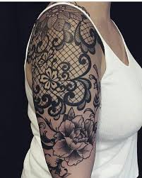 See more ideas about lace tattoo, lace tattoo design, antique lace. Arm Vintage Lace Lace Shoulder Tattoo Novocom Top