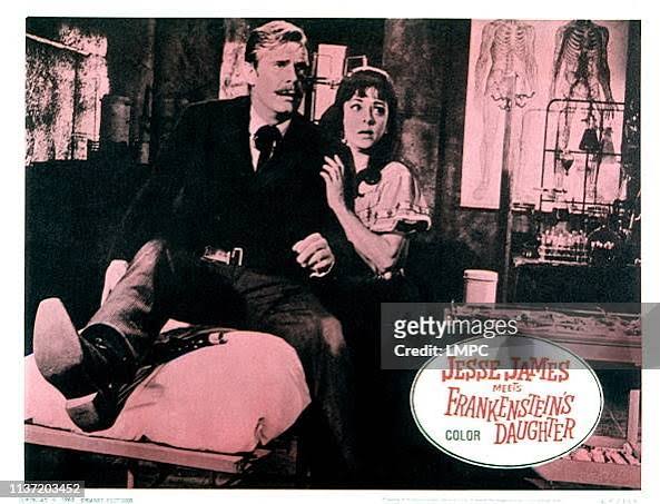 Jesse James Meets Frankenstein's Daughter, lobbycard, John Lupton,... News  Photo - Getty Images