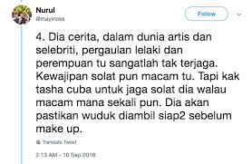 20 koleski terbaru perempuan cara mengambil wudhu inspirasi wajib siirisei densticker. Ambil Wuduk Sebelum Mekap Supaya Dapat Solat Kisah Hijrah Tasha Manshahar Cukup Menyentuh Hati Hijabista