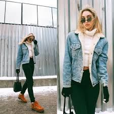 Life Love Levi S Fashion Levis Jacket Lookbook Bloggers Chic Itgirl Jacket Outfit Women Denim Jacket With Fur Fur Collar Outfit