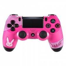 Sony Playstation Dualshock Ps4 Wireless Controller Custom Overwatch D Va Edition Ebay Ps4 Controller Playstation Sony Playstation Ps4