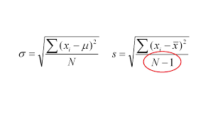 M1】 Standard Deviation 標準差公式：神秘的n-1。為什麼統計學課本中的公式的分母是n-1? 而我們學的是n?! - YouTube