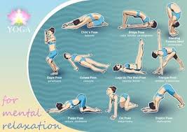 A Set Of Yoga Postures Female Figures A Sequence Of Exercise In 2020 Yoga Postures World Yoga Day International Yoga Day
