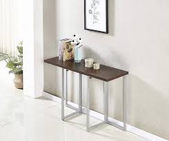 Minimax Decor Multi Purpose Modern Space Saving Expandable Desk And Dining Table Transforms From A Cons In 2020 Large Dining Table Expandable Desk Luxury Dining Tables