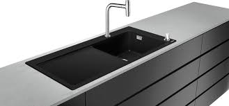 The drainboard contains the water and channels it back to the drain. Hansgrohe Sink Combinations Bundle C51 C51 F450 08 Sink Combi 450 Select With Drainboard Left Item No 43219000 Hansgrohe Int