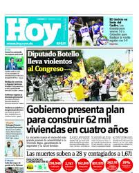 Febrero de 2021 tiene 19 días laborables. Portadas Periodicos Domicanos Periodico Hoy Pagina 3 Dominicana Do