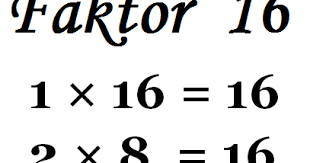 Check spelling or type a new query. Cara Menentukan Faktor Suatu Bilangan Bulat