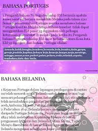 Unsur bahasa asing dalam bahasa melayu. Bahasa Melayu Unsur Unsur Asing Dalam Bahasa Melayu Kata Pinjaman Eropah