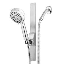 The positemp valve provides consistent water temperature and pressure. Chrome Powerpulse Height Select Magnetic Slide Strip Shower Head Xhs 763mvb