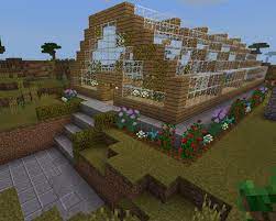 Greenhouse Minecraft Greenhouse Minecraft Greenhouse Ideas Minecraft Greenhouse Interior
