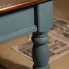 I recently used the polycrylic on a coffee table top over as chalk paint. 3