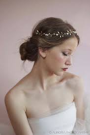 Hochzeit Haar Rebe Braut Haar Accessoires Perlen Perle Stuck Gold Blume Krone Floral Zweig Kopfschmuck Braut Kopf Wickeln Hochzeit Stirn Band Haarschmuck Hochzeit Haarschmuck Braut Haarschmuck