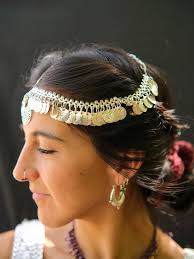 Indian dancer head jewelry
