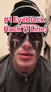 Be honest, is this still considered one line? 👀🥶 #viral #fyp #sports  #eyeblack #funny #drip