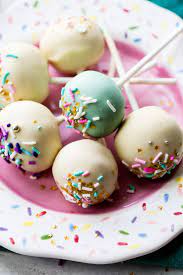Cake pops are basically little smushed balls of cake and frosting (kind of like when you used to smash your birthday cake all in pieces, maybe with ice cream bake the cake and let it cool completely on a rack. Homemade Cake Pops Sally S Baking Addiction