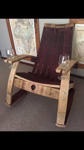 Wine Barrel Chair With Holder Wine Barrel Furniture Wine Barrel Chairs Bourbon Barrel Furniture