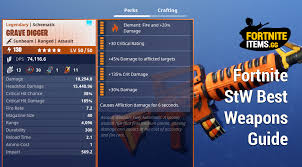 Fortnite Save The World Best Weapons Fortniteitems Gg