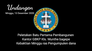 Kata sambutan ketua panitia natal gbi juga sama halnya dengan penyambutan yang diakukan oleh ketua dalam beberapa. Gereja Batak Karo Protestan Gbkp è²¼æ–‡ Facebook