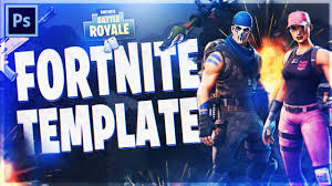 How to grab and download a youtube thumbnail preview image: Fortnite Battle Royale Thumbnail Template Free Photoshop Cc Cs6 Youtube