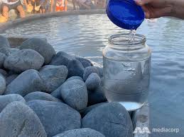 Before the revamp, the site was barren, with only a singular tap dispensing 70 degree. Sembawang Hot Spring Park Reopens With Cascading Pool Cafe And Floral Walk Cna