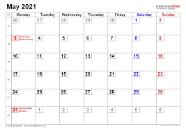 Download free printable 2021 calendar uk templates in excel and pdf format. Calendar May 2021 Uk With Excel Word And Pdf Templates
