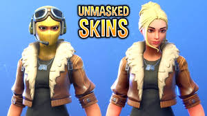 Fortnite secrets and skins unmasked! I Removed The Masks On My Fortnite Skins And They Looked Like This Youtube