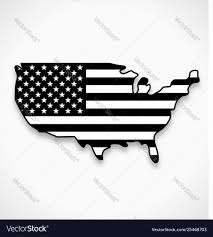 Vector Silhouette American Flag Black And White Usa America Flag In Map Symbol Black And White Vector Image Spon Flag Map Usa America Ad Vector Images Map Symbols Silhouette Vector