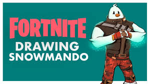 See more ideas about fortnite, gaming wallpapers, fan art. Fortnite Drawing Snowmando Operation Snowdown New Skin Fan Art How To Draw Youtube