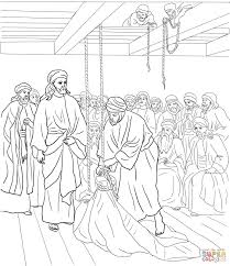 Jesus healing a lame man. Jesus Heals A Man By The Pool Coloring Page Coloring Home