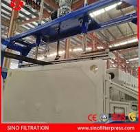 Filter Press with Automatic Filter Cloth Cleaning