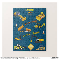 It's a great little tool for cutting wood, plywood, ceramic, tile and other surfaces. Construction Warning Work Zone W Name Jigsaw Puzzle Zazzle Com In 2021 Jigsaw Puzzles Custom Puzzle Puzzles For Kids