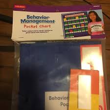 Behavior Management Pocket Chart Nwt