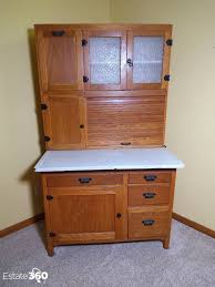 Costzon kitchen storage sideboard, antique stackable cabinet for home cupboard buffet dining room (black sideboard with sliding door. Outstandingly Preserved Antique Hoosier Cabinet Auction Estate 360