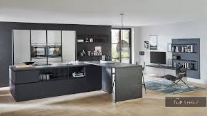 Free shipping on all orders $35+. Nobilia Kitchen With Kitchen Island Inox 216 Lacquer Laminate Brushed Top Shelf De