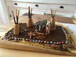 pin von bianca auf elian geb indianer kuchen kindergeburtstag kinder kuchen backen