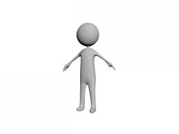 Stickman With Fingers 3d Model Free 3d Model Model Max