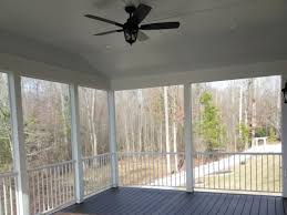 Washer and dryer in every apartment. Screened In Porch With Outdoor Ceiling Fan And Vinyl Railing In Richmond Va Exterior Remodel Remodeling Contractors Vinyl Railing
