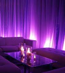 Purple Lighting Purple Rooms Romantic Lighting