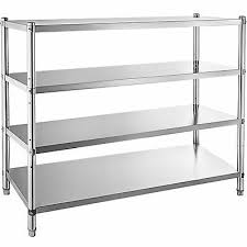 Maybe you would like to learn more about one of these? Stainless Steel Shelving Storage 4 Shelves Rack Shelf 120 X 50 Cm 600 Kg Load Eur 221 60 Picclick Fr