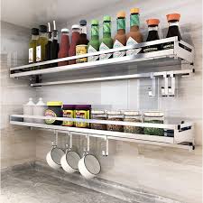 All you need to remember is a few simple do's and don'ts to get back that shine without damaging your surfaces. 304 Stainless Steel Kitchen Rack Spice Rack Storage Rack Rak Shopee Malaysia