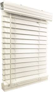 Align the top of the first bracket once you understand how to install blinds in your home, shop our selection for all the required tools. Amazon Com Us Window And Floor 2 Faux Wood 16 25 W X 60 H Inside Mount Cordless Blinds 16 25 X 60 White Home Kitchen